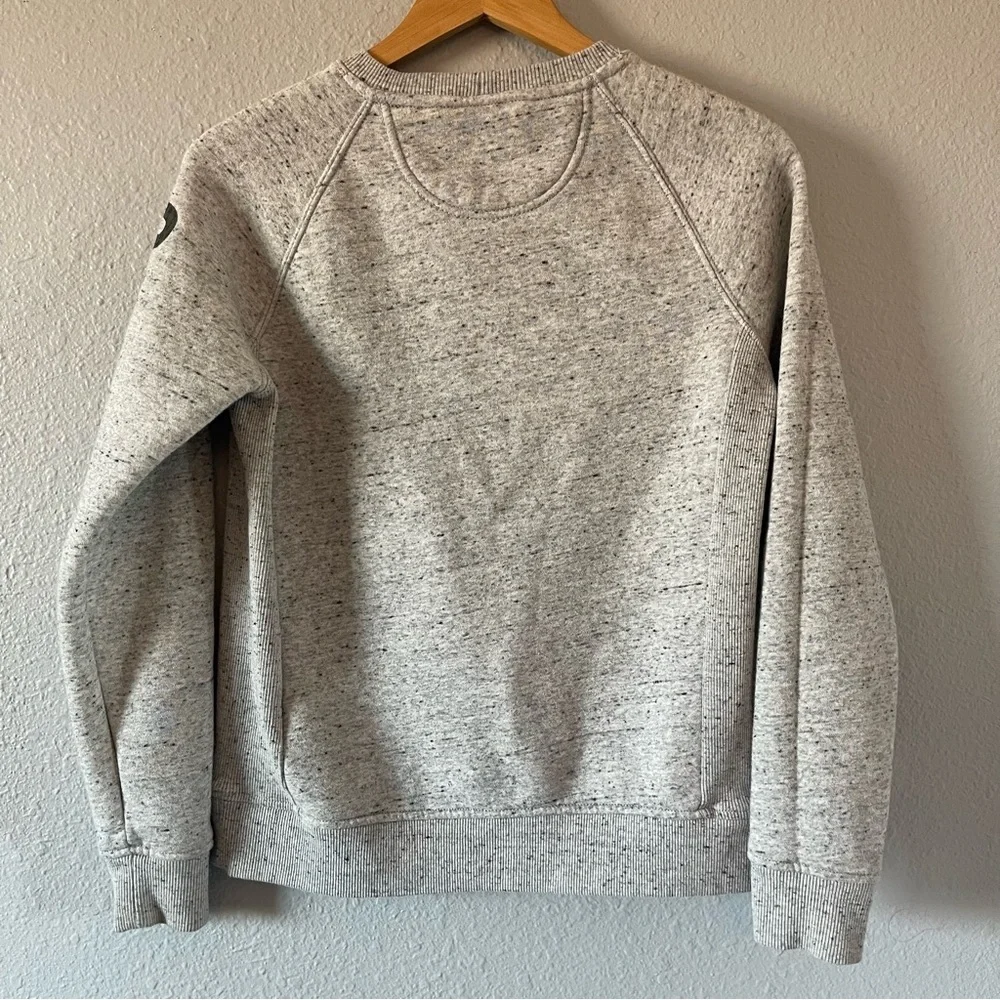 Carhartt Women's Gray Logo Sleeve Pullover Relaxed Fit Sweatshirt Size X-Small - Picture 9 of 9